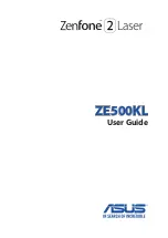 Asus Zenfone 2 Laser ZE500KL User Manual preview