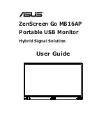 Asus ZenScreen Go MB16AP User Manual предпросмотр