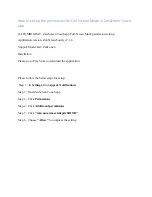 Preview for 3 page of Asus ZenScreen Touch MB16AMT Troubleshooting Manual