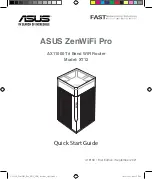 Asus ZenWiFi Pro AX11000 Quick Start Manual preview