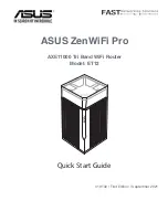 Asus ZenWiFi Pro ET12 Quick Start Manual предпросмотр