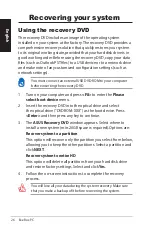 Preview for 26 page of ASUSTeK COMPUTER Eee Box User Manual