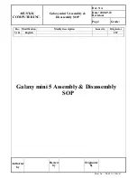 Preview for 1 page of ASUSTeK COMPUTER Galaxy mini 5 Assembly & Disassembly Instructions