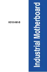 Preview for 1 page of ASUSTeK COMPUTER H310I-IM-B Manual