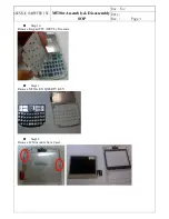 Preview for 8 page of ASUSTeK COMPUTER M530w Assembly & Disassembly Instructions