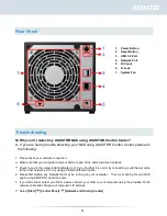 Предварительный просмотр 21 страницы ASUSTOR AS1002T Quick Installation Manual