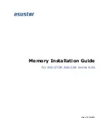 ASUSTOR AS63 Series Memory Installation Manual preview