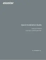 ASUSTOR AS6704T Quick Installation Manual preview