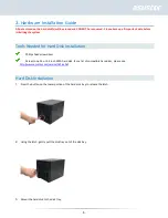 Preview for 8 page of ASUSTOR AS6704T Quick Installation Manual
