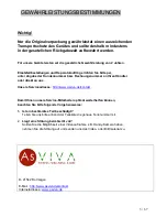 Preview for 3 page of AsVIVA C22_P Operating Manual