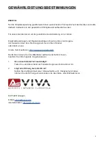 Preview for 3 page of AsVIVA C27 Manual