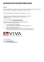 Preview for 3 page of AsVIVA E3 Manual
