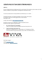 Preview for 3 page of AsVIVA H21 Manual