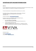 Предварительный просмотр 3 страницы AsVIVA ST4 Manual