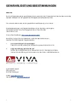 Предварительный просмотр 4 страницы AsVIVA T20 Manual