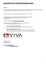 Preview for 3 page of AsVIVA TP01 Manual