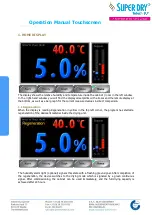 Preview for 4 page of ASYS Totech EU SUPER DRY U-5003 I-3315003 Operation Manual