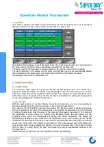 Preview for 5 page of ASYS Totech EU SUPER DRY U-5003 I-3315003 Operation Manual