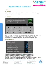 Preview for 7 page of ASYS Totech EU SUPER DRY U-5003 I-3315003 Operation Manual