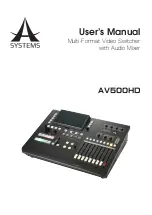 Asystems AV500HD User Manual preview