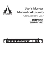 Asystems DMP808 User Manual preview