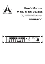 Preview for 1 page of Asystems DMP8800 User Manual