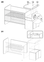 Предварительный просмотр 18 страницы At4 Convertible Bedroom Set 3 Ages Manual