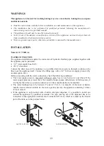 Предварительный просмотр 22 страницы ATA ALP 01 GS Installation, Use And Maintenance Manual