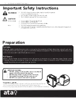 Preview for 2 page of ATA MC-0002 Installation Instructions