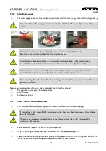 Preview for 32 page of ATA SAPHIR 550 Operating Manual