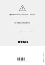 Preview for 36 page of Atag CS46 C Series Instructions For Use Manual