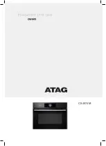 Preview for 1 page of Atag CX4574M Instructions For Use Manual