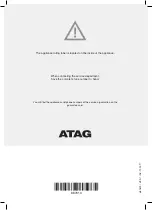 Preview for 32 page of Atag CX4611C Instructions For Use Manual