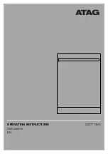 Preview for 131 page of Atag DW7113XA Operating Instructions Manual