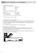 Preview for 46 page of Atag DW8114XB Operating Instructions Manual