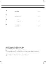 Preview for 2 page of Atag ES902 MS Series Instructions For Use Manual