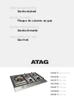 Atag HG6411BBA Instructions For Use Manual preview