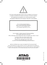 Предварительный просмотр 36 страницы Atag HG9511MBA Instructions For Use Manual