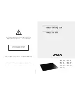 Preview for 1 page of Atag HI3271MV User Instruction