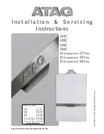 Предварительный просмотр 1 страницы Atag i24C Installation & Servicing Instructions Manual