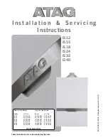 Atag IS 12 Installation & Servicing Instructions Manual предпросмотр