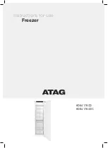 Atag KD84178CD Instructions For Use Manual preview