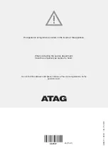 Предварительный просмотр 112 страницы Atag MA46 C Series Manual