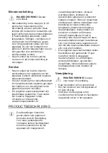 Preview for 5 page of Atag VA5113BT User Manual