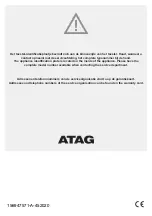 Preview for 48 page of Atag VA5113BT User Manual