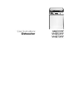 Preview for 1 page of Atag VA6011RF User Instructions