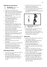 Preview for 21 page of Atag VA63211LT User Manual