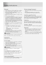 Preview for 5 page of Atag VA68211QT Operating Instructions Manual