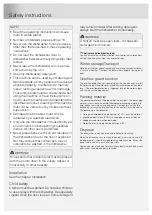 Preview for 3 page of Atag VA7015NT Operating Instructions Manual