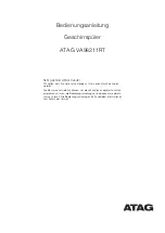 Предварительный просмотр 3 страницы Atag VA98211RT Operating Instructions Manual